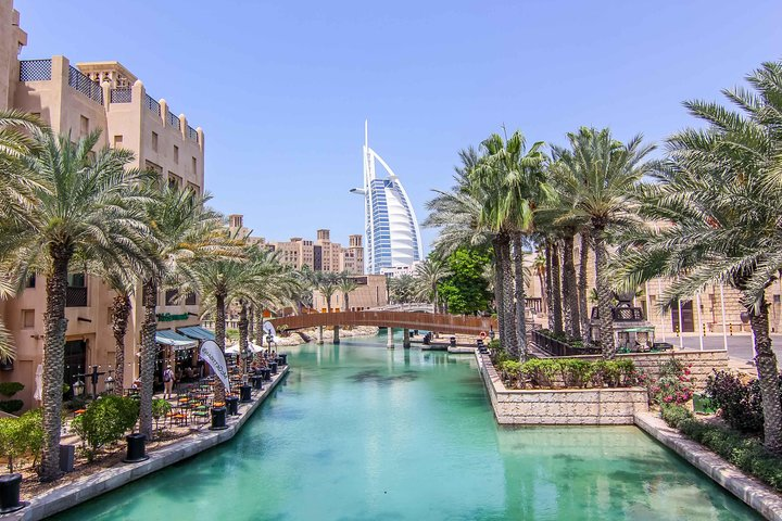 Explore the striking blend of modern architecture and scenic waterways in Dubai where iconic landmarks meet lush palm-lined streets creating an unforgettable backdrop for your private tour.